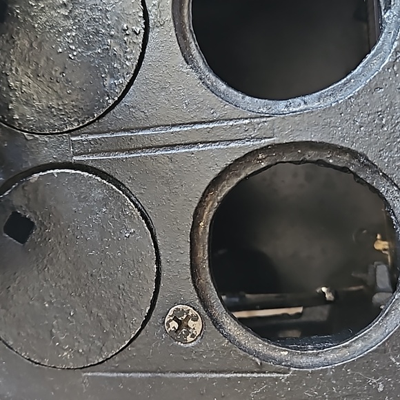 Vintage salesman model stove. Cast iron and tin - Picture 3 of 7